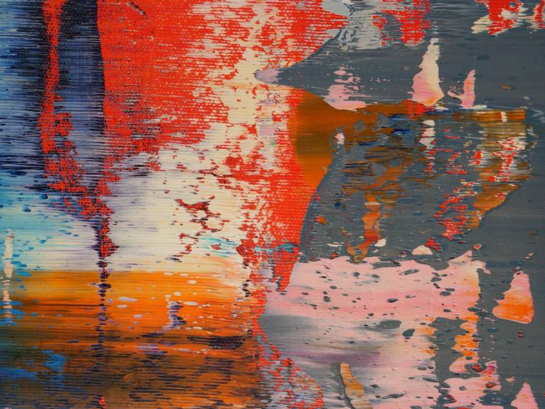 Original Abstract Expressionism Abstract Painting by Vadim Shamanov