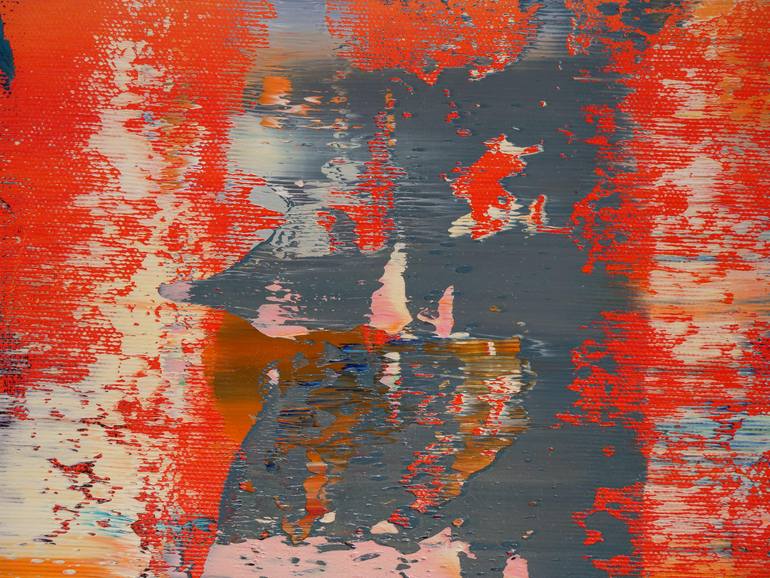Original Abstract Expressionism Abstract Painting by Vadim Shamanov