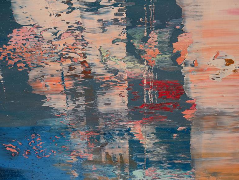 Original Abstract Expressionism Abstract Painting by Vadim Shamanov