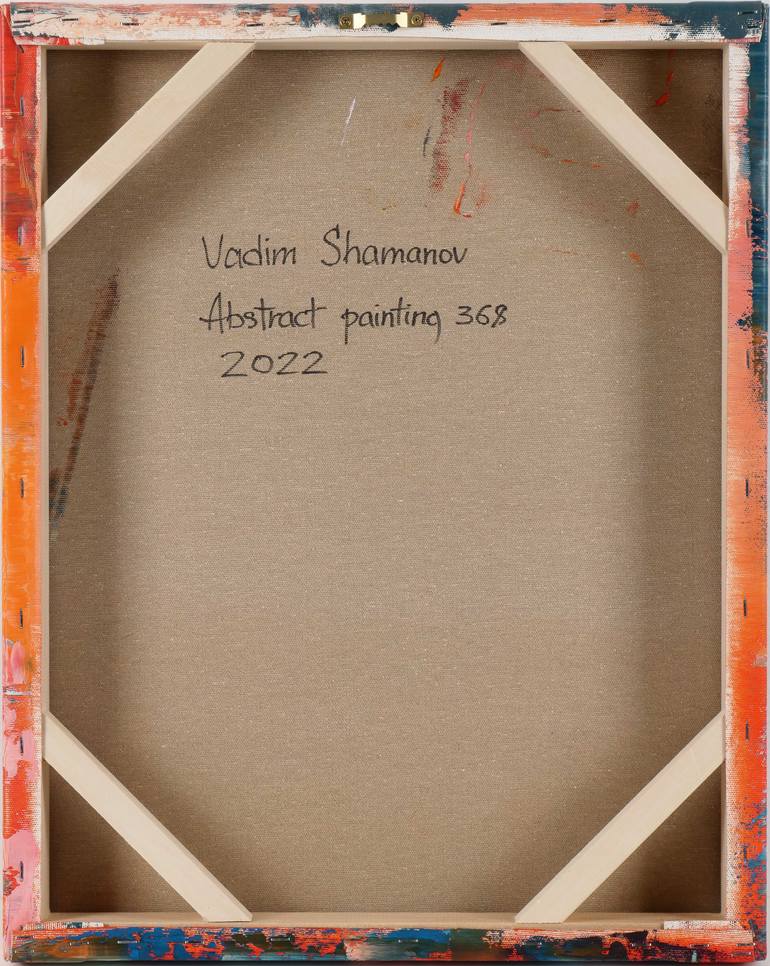 Original Abstract Expressionism Abstract Painting by Vadim Shamanov