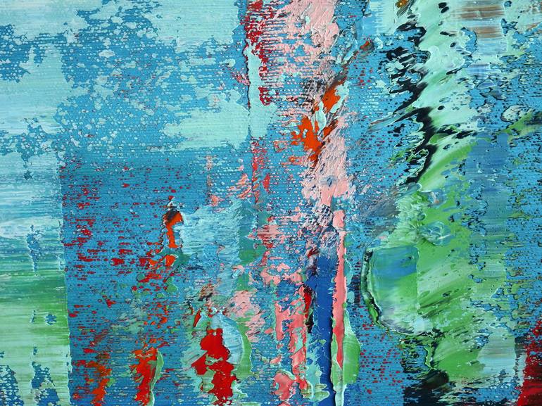 Original Abstract Expressionism Abstract Painting by Vadim Shamanov