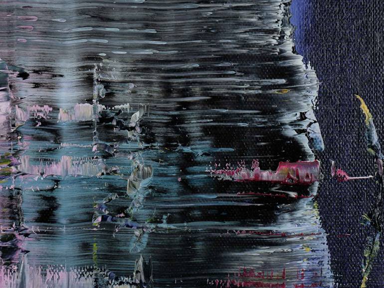 Original Abstract Expressionism Abstract Painting by Vadim Shamanov