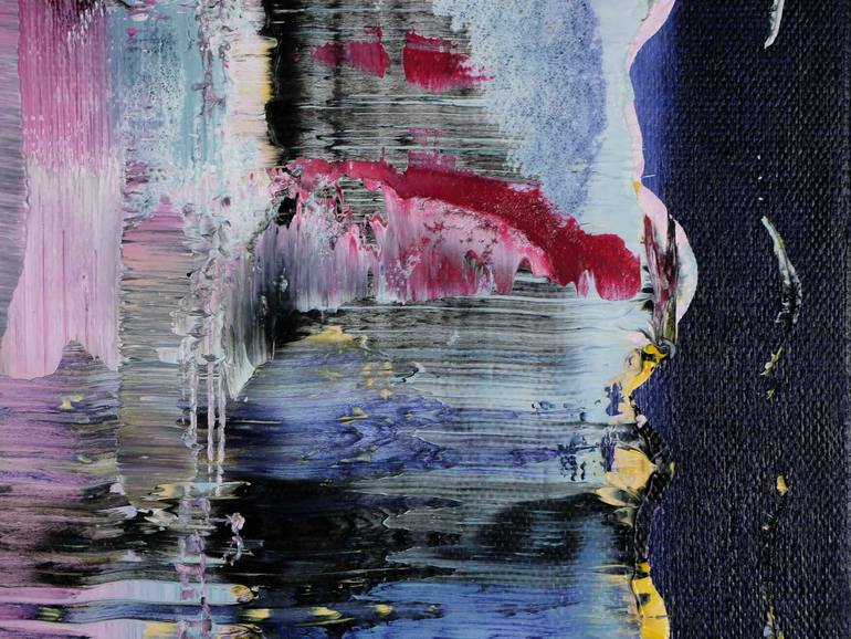 Original Abstract Expressionism Abstract Painting by Vadim Shamanov