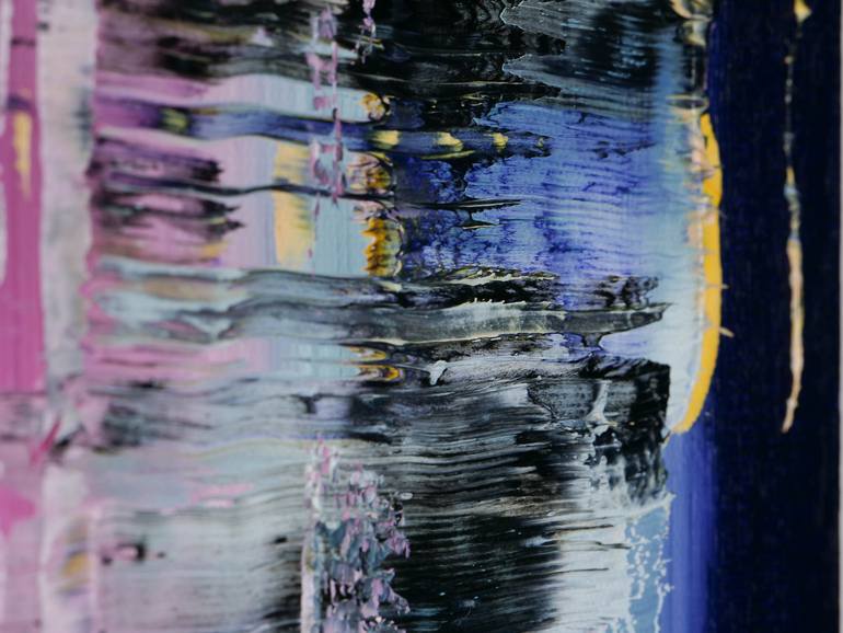 Original Abstract Expressionism Abstract Painting by Vadim Shamanov