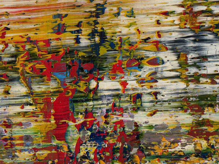 Original Abstract Expressionism Abstract Painting by Vadim Shamanov