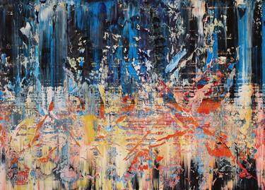 Original Abstract Expressionism Abstract Paintings by Vadim Shamanov