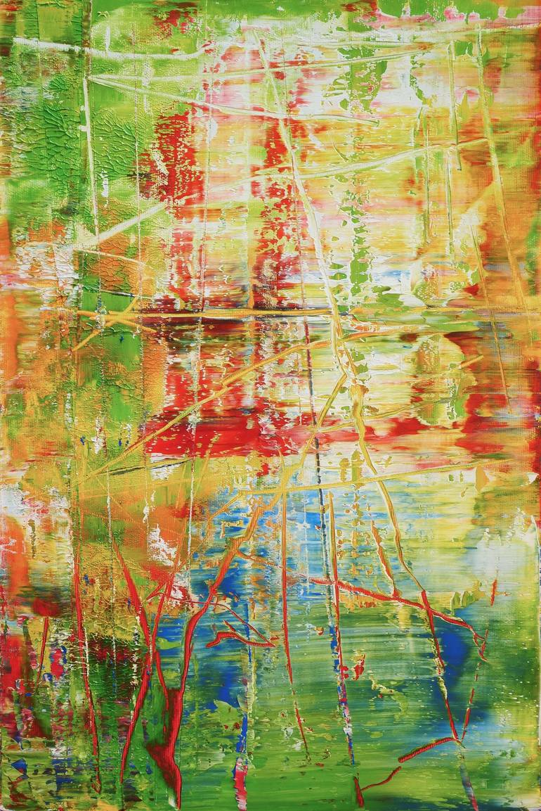 Original Abstract Expressionism Abstract Paintings by Vadim Shamanov