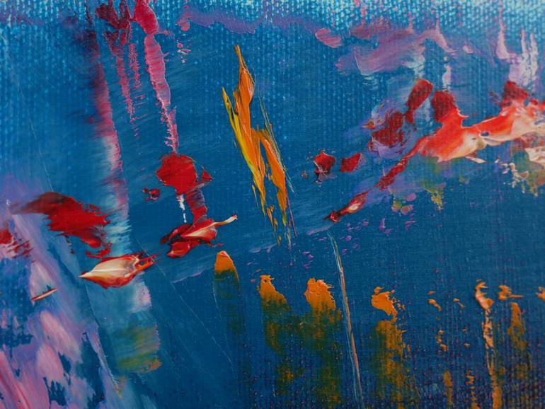 Original Abstract Expressionism Abstract Painting by Vadim Shamanov