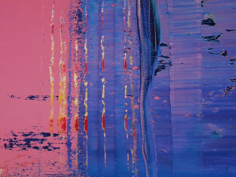 Original Abstract Expressionism Abstract Painting by Vadim Shamanov