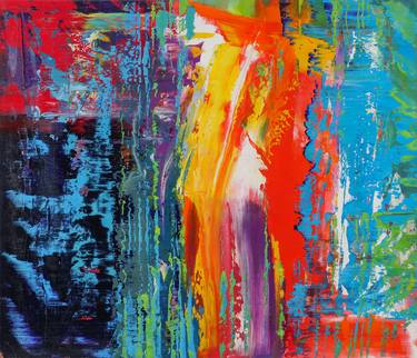 Original Abstract Expressionism Abstract Paintings by Vadim Shamanov