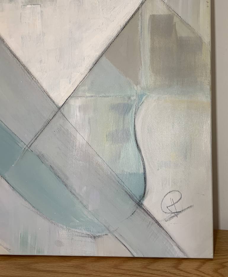 Original Cubism Abstract Painting by Teresa Cuenca