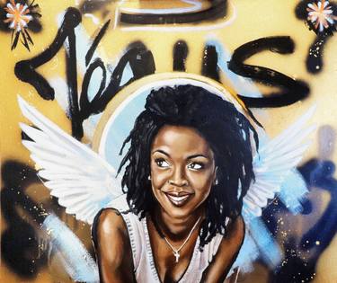 Print of Street Art Pop Culture/Celebrity Paintings by JARIKU Les Ateliers