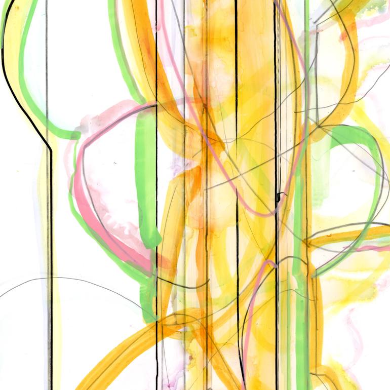 Original Abstract Expressionism Abstract Mixed Media by Kurt Dahlke