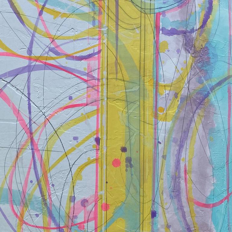 Original Abstract Expressionism Abstract Mixed Media by Kurt Dahlke