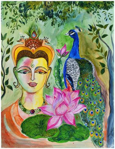 Original Classical mythology Paintings by Sheuli Sarkar