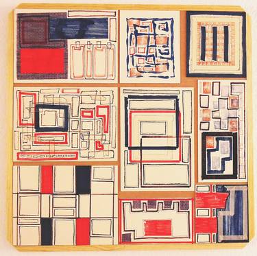 Original Abstract Geometric Drawings by Daniel Ventura