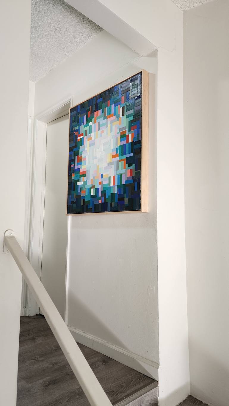 Original Abstract Expressionism Abstract Painting by Justin N Kim