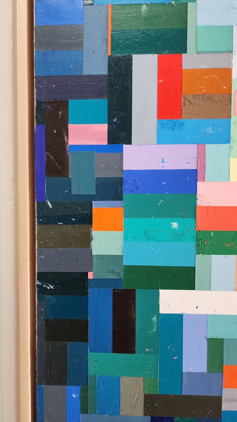 Original Abstract Expressionism Abstract Painting by Justin N Kim