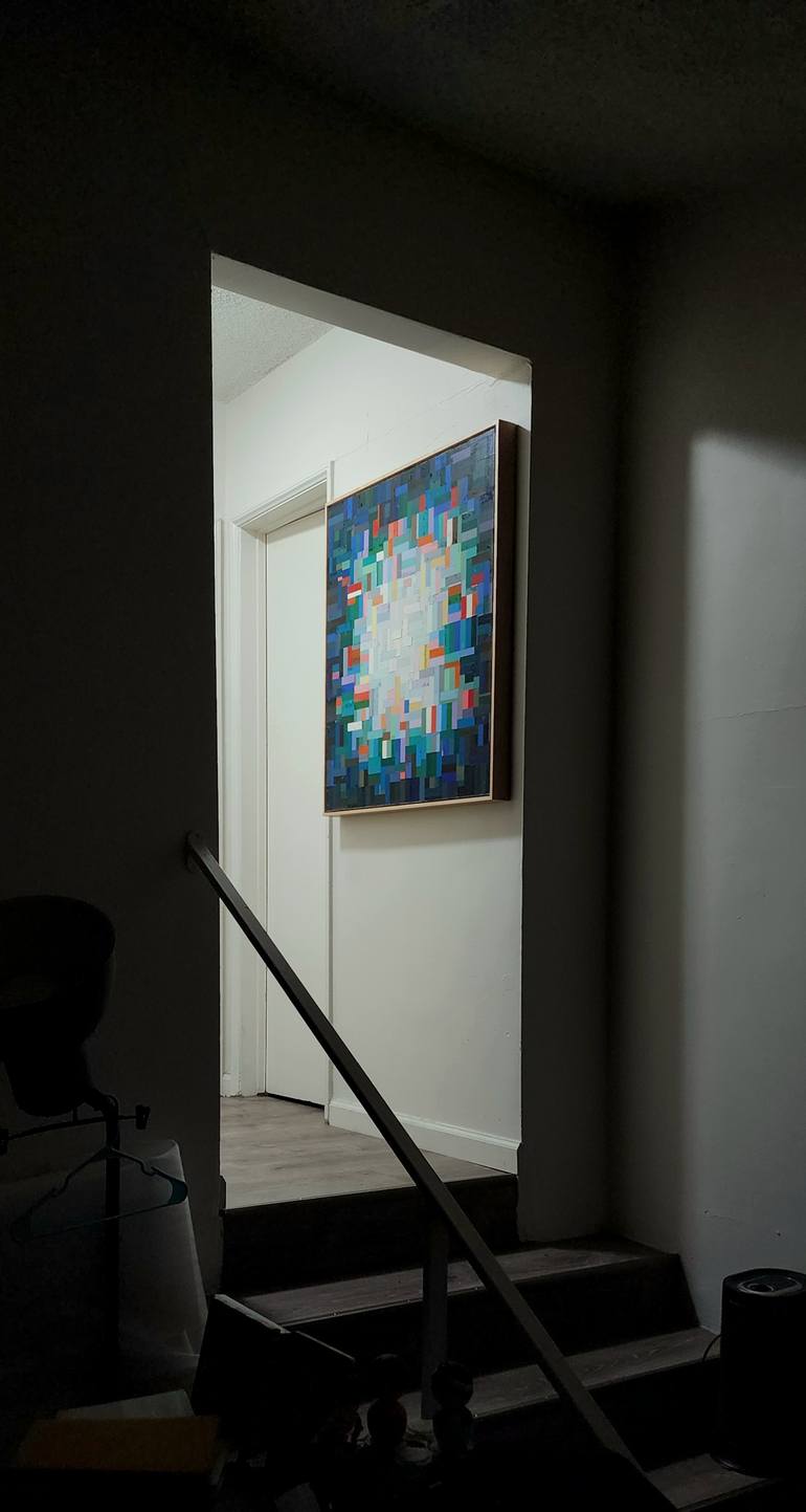 Original Abstract Expressionism Abstract Painting by Justin N Kim