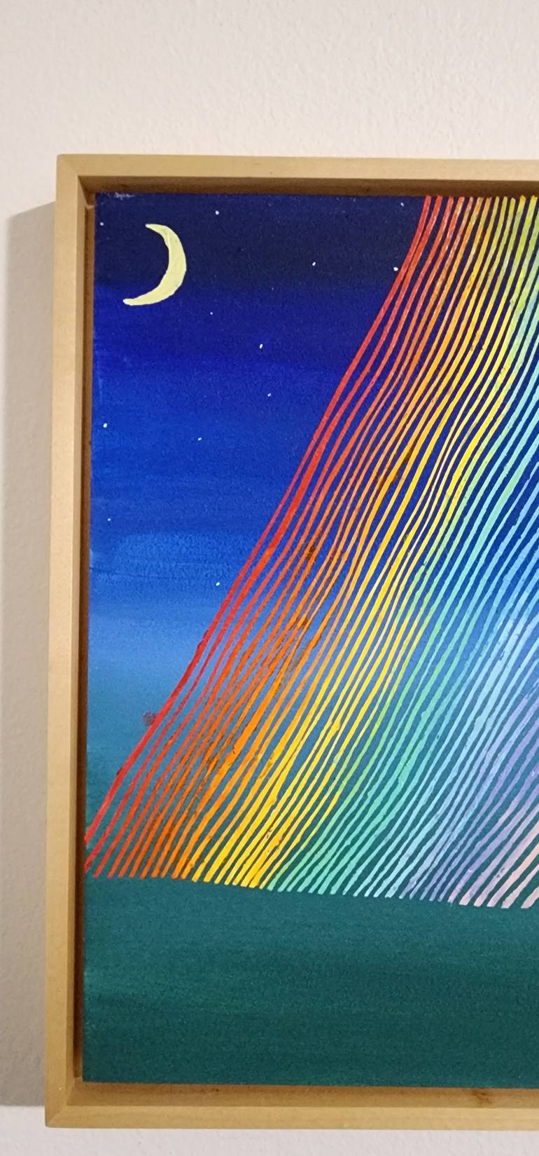 Original Color Field Painting Nature Painting by Justin N Kim