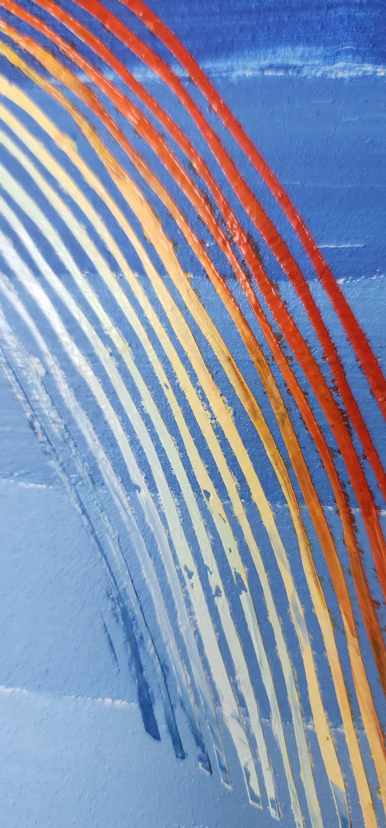 Original Color Field Painting Outer Space Painting by Justin N Kim