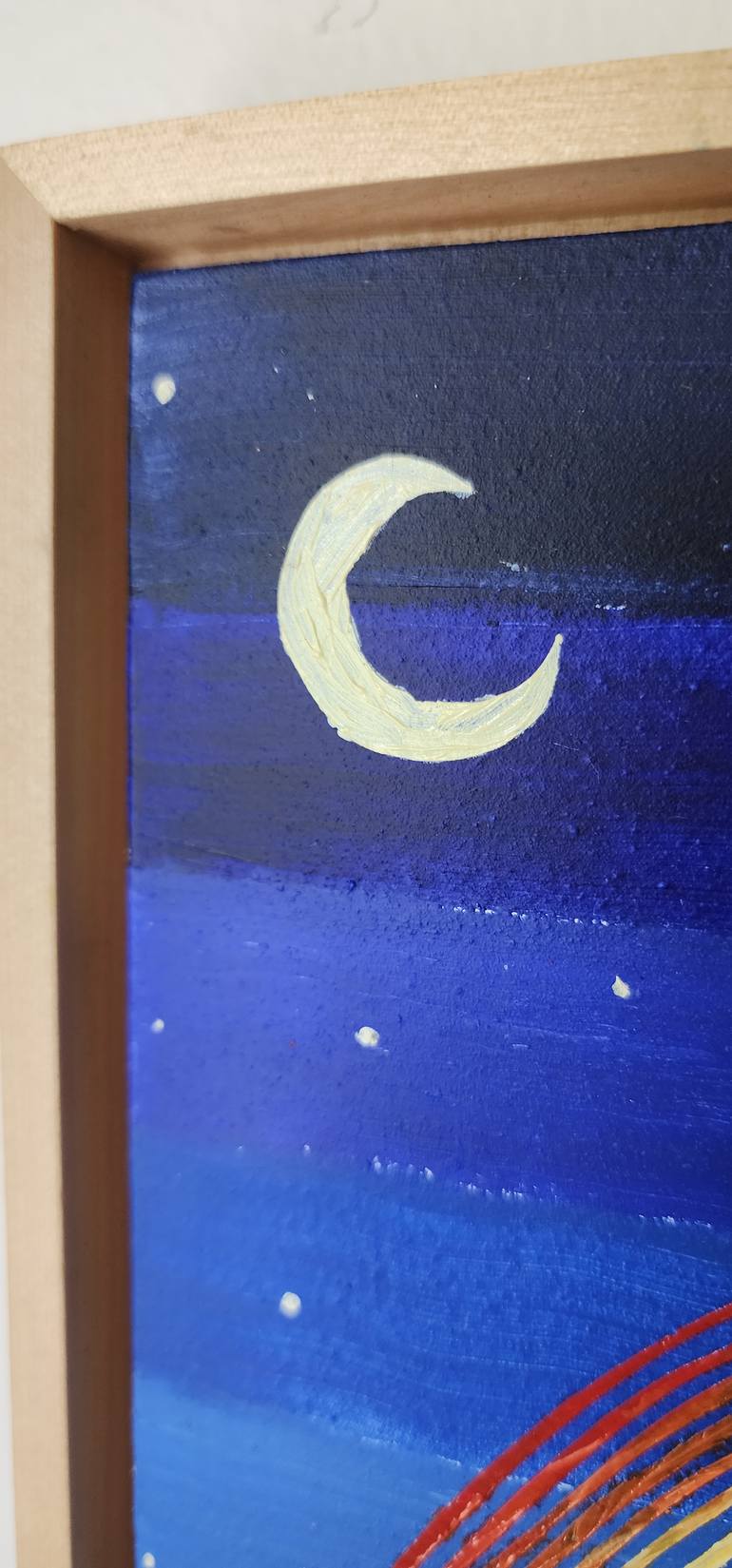 Original Color Field Painting Outer Space Painting by Justin N Kim