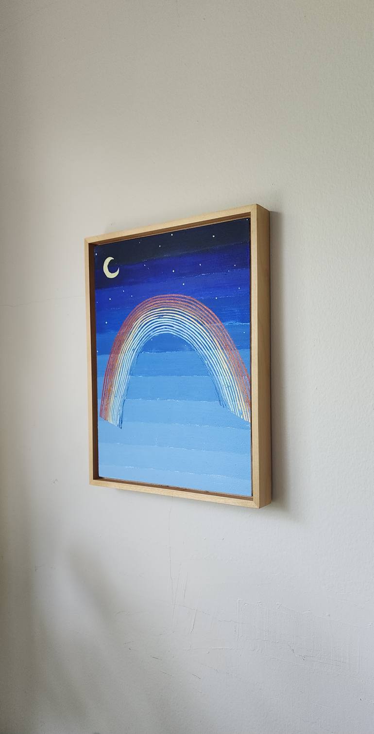 Original Color Field Painting Outer Space Painting by Justin N Kim