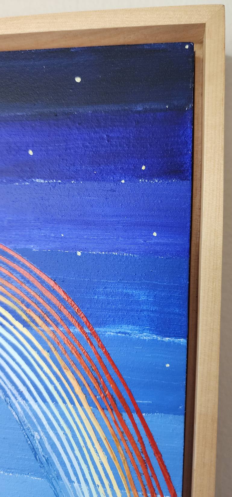 Original Color Field Painting Outer Space Painting by Justin N Kim