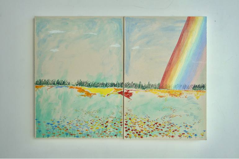 Original Contemporary Nature Painting by Justin N Kim