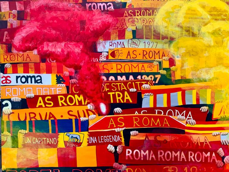 Original Expressionism Sports Painting by Mr Shout