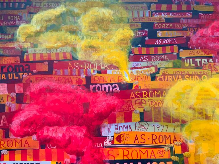 Original Expressionism Sports Painting by Mr Shout