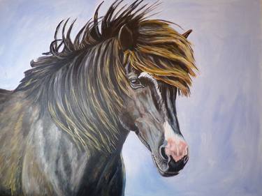 Print of Realism Horse Paintings by Andrea Napolitano