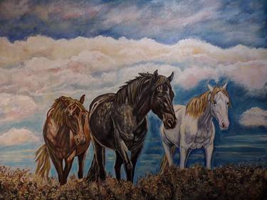 Original Realism Horse Paintings by Andrea Napolitano