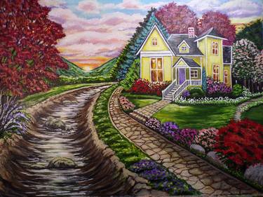 Original Realism Landscape Paintings by Andrea Napolitano