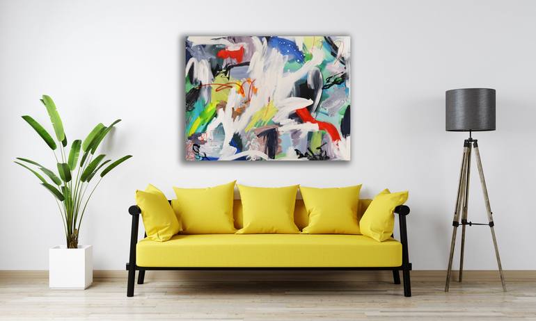 Original Abstract Expressionism Abstract Painting by Savannah Kleiner