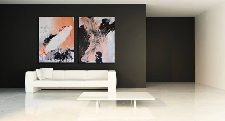 Original Abstract Expressionism Abstract Painting by Savannah Kleiner