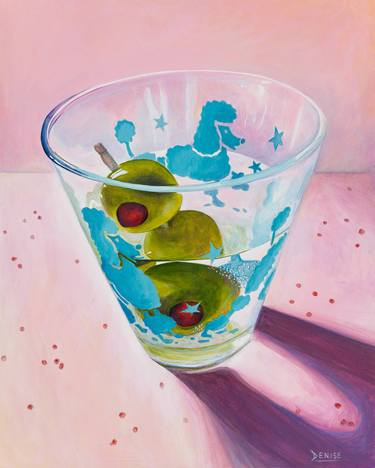 Original Expressionism Food & Drink Paintings by Denise Brook