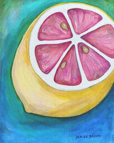 Original Contemporary Food Paintings by Denise Brook