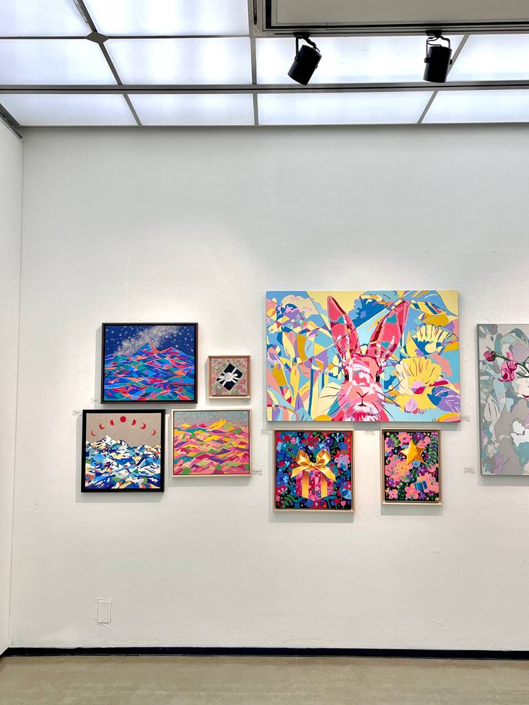 Original Abstract Animal Painting by Erica Choi