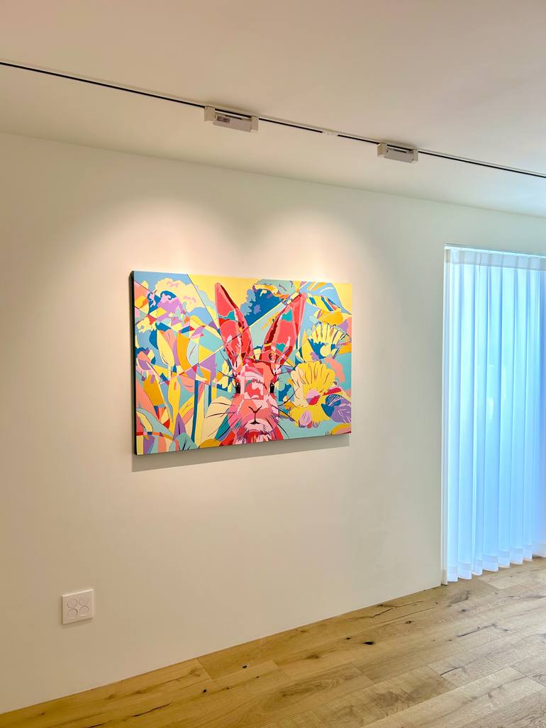 Original Abstract Animal Painting by Erica Choi