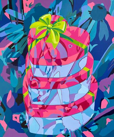 Original Abstract Love Paintings by Erica Choi