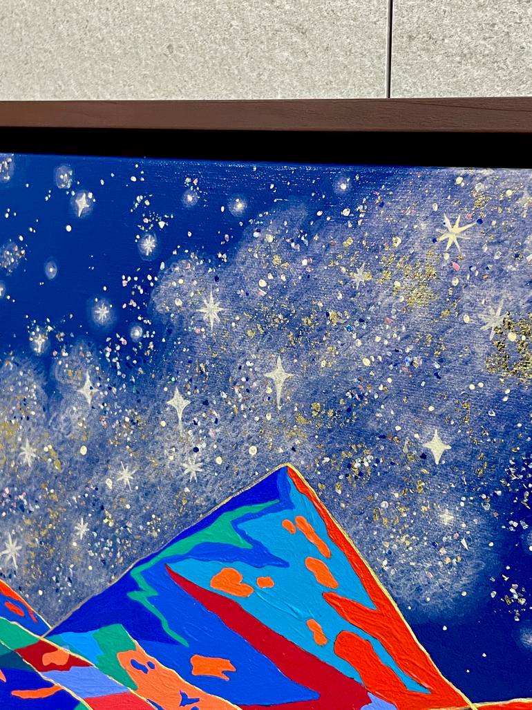Original Abstract Landscape Painting by Erica Choi