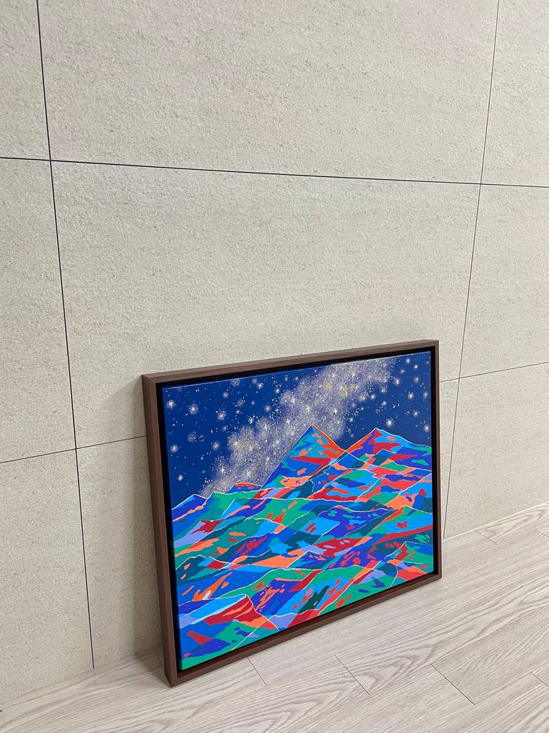 Original Abstract Landscape Painting by Erica Choi