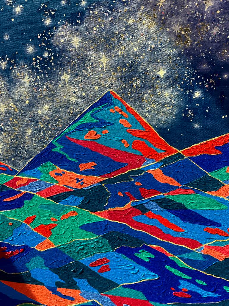 Original Abstract Landscape Painting by Erica Choi