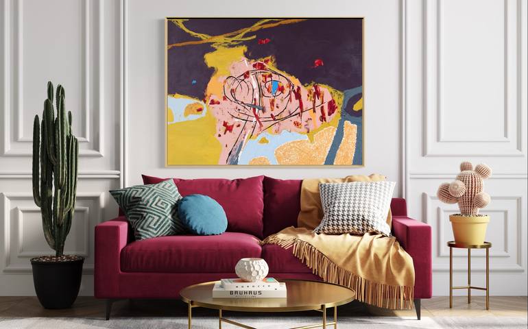 Original Abstract Painting by Mina Omidi