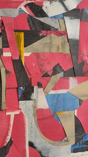 Original Abstract Collage by Paulo Ferreira