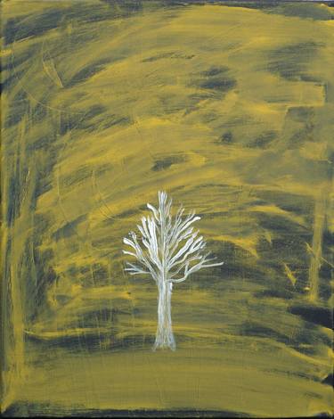 Original Abstract Tree Paintings by Wolfgang Näth
