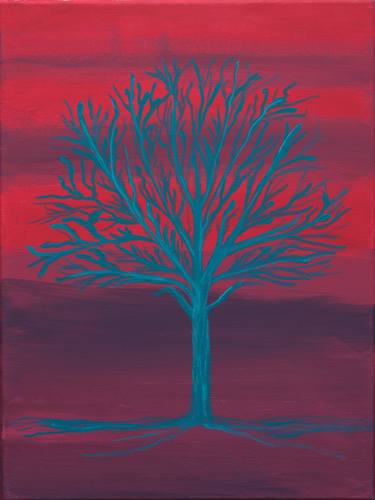 Original Abstract Tree Paintings by Wolfgang Näth