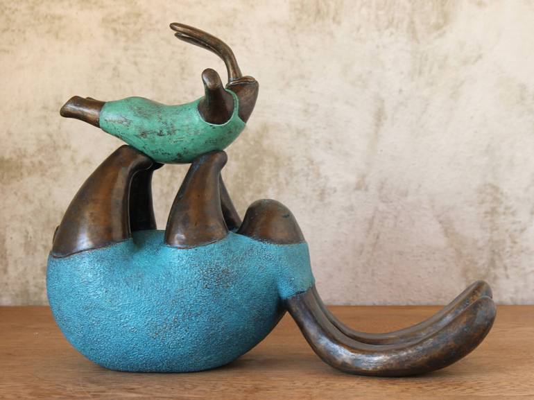 Original Contemporary Family Sculpture by Landia Davies