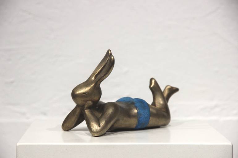 Original Contemporary Time Sculpture by Landia Davies